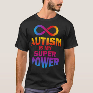 Camiseta Autismo é meu super poder colorido