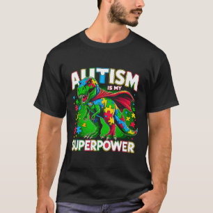 Camiseta Autismo É Minha Consciência De Autismo De Superpot