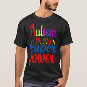 Camiseta Autismo É Minha Consciência Do Autismo De Super Po