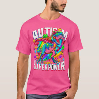 Camiseta Autismo É Minha Superpotência Autismo Sensibilizaç