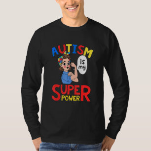 Camiseta Autismo É O Meu Orgulho Autista De Super Poder Dia