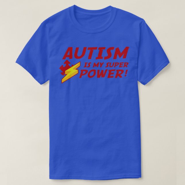 Camiseta Autismo É O Meu Super Poder 2 (Frente do Design)