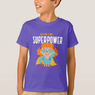 Camiseta Autismo é o meu superpoder - uma árvore da neurodi