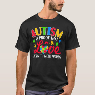 Camiseta Autismo é prova de que o amor não precisa de palav