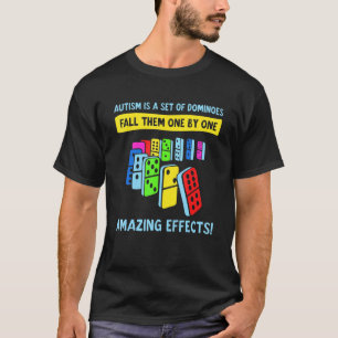 Camiseta Autismo É Um Conjunto De Dominós