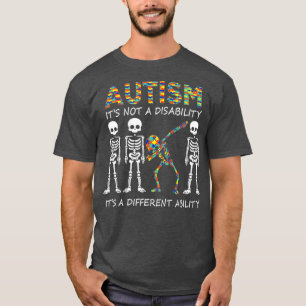 Camiseta Autismo é uma habilidade diferente.