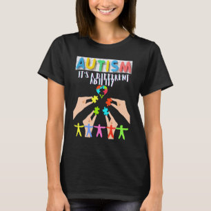 Camiseta Autismo É Uma Habilidade Diferente Amigos Família