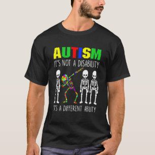 Camiseta Autismo É Uma Habilidade Diferente Divertido Dabbi