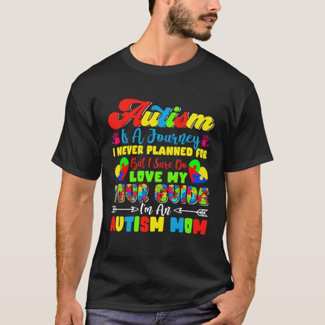 Camiseta Autismo É Uma Jornada Que Nunca Planejei Amar Minh (Frente)