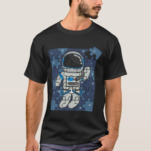 Camiseta Autismo Espaçador Astro Cosmo Espaço Autismo Consc (Frente)