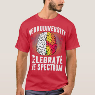 Camiseta Autismo Espectro ASD ADHD Neuromergentes do Arco-Í
