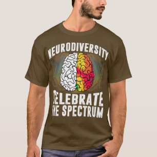 Camiseta Autismo Espectro ASD ADHD Neuromergentes do Arco-Í