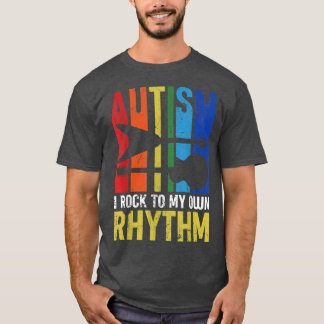 Camiseta Autismo Eu Balanço Para Meu Próprio Ritmo Autismo 
