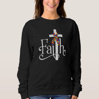 Camiseta Autismo Faith Cross Autismo Autismo Autismo Awaren