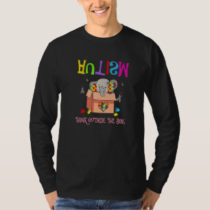 Camiseta Autismo Fora Da Caixa Autismo Elefante Sensibiliza
