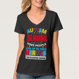 Camiseta Autismo Grande Pessoas Mamãe Olham Para Sua Risina