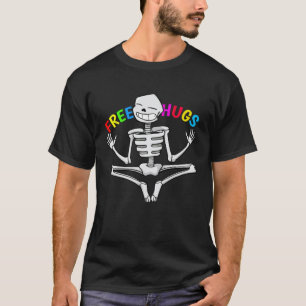 Camiseta Autismo Halloween Esqueleto crianças Halloween 202