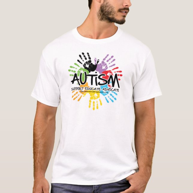 Camiseta Autismo Handprint (Frente)