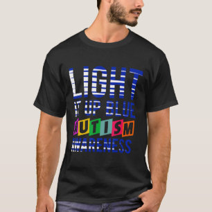 Camiseta Autismo - Ilumine de Azul - Dia de Conscientização
