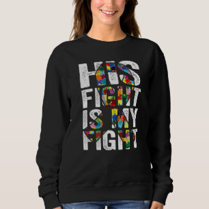 Camiseta Autismo Incomodado Consciência Sua Luta Contra Meu