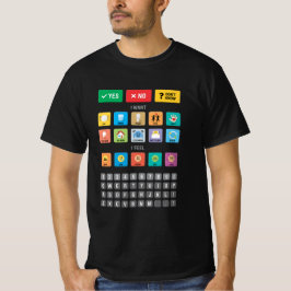 Camiseta Autismo Inglês AAC PECS Apontando Comunicação 03