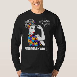 Camiseta Autismo inseparável Mãe Mensagem Autismo Autismo A