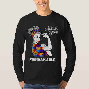 Camiseta Autismo inseparável Mãe Mensagem Autismo Autismo A