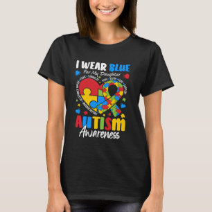 Camiseta Autismo Laço Azul que Uso pela Minha Filha
