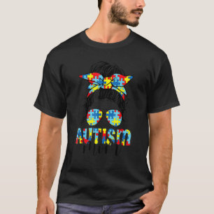 Camiseta Autismo Mãe A Vida Mensageira Dos Óculos Solares P