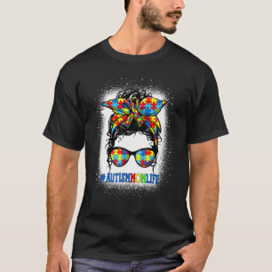 Camiseta Autismo Mãe A Vida Mensagem Sobre O Autismo Do Com