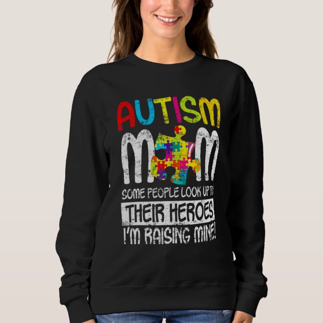 Camiseta Autismo Mãe Algumas Pessoas Olham Para Seus Heróis (Frente)