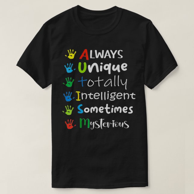 Camiseta Autismo Mãe Autismo Sensibilização Boas Autistas C (Frente do Design)