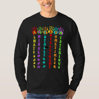 Camiseta Autismo Mãe Autismo Sensibilização Crianças Autist