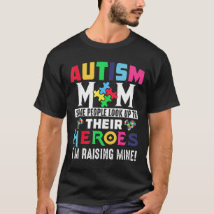 Camiseta Autismo-Mãe Autista Meu Filho É Herói Conscientiza