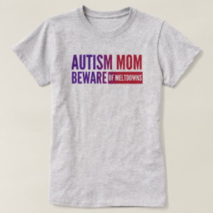 Camiseta Autismo Mãe - Camisa-T básica feminina