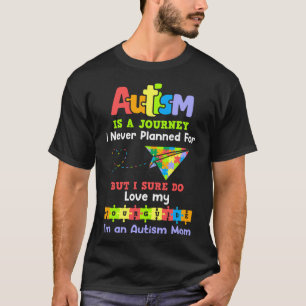 Camiseta Autismo Mãe Consciência Autismo É Uma Viagem