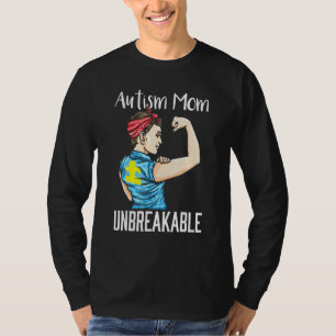 Camiseta Autismo Mãe Conscientização Inseparável do T-Autis