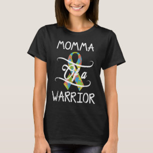 Camiseta Autismo-Mãe de Autista -Mamãe de Guerreiro