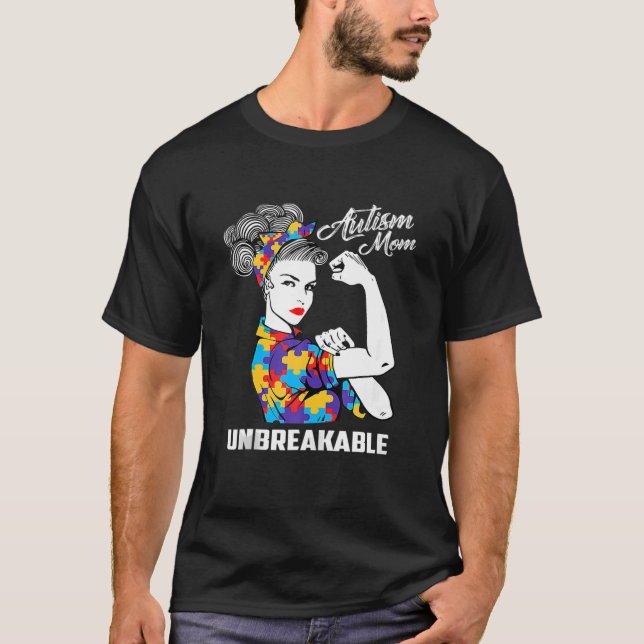 Camiseta Autismo Mãe Dons Inseparáveis De Consciência Autis (Frente)