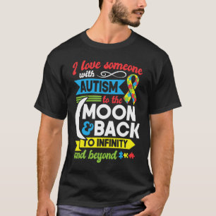 Camiseta Autismo Mãe Irmã Avó Eu Amo Alguém Com Auti