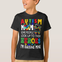 Autismo Mãe Levantando Herói Bagunça Mensagem Bun