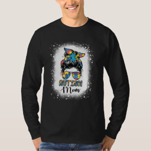 Camiseta Autismo Mãe Mensagem Bun Autismo Consciência