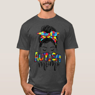 Camiseta Autismo Mãe Mensagem Cabelo Arroado Autismo Quebra
