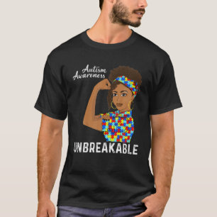 Camiseta Autismo Mãe Mulheres Negras Inseparáveis Awarene