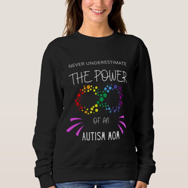 Camiseta Autismo Mãe Nunca Subestima O Poder De Um Aut (Frente)
