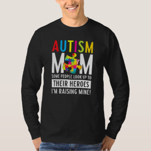 Camiseta Autismo Mãe Pessoas Olham Para Os Heroínas, Elevan