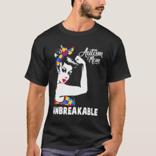 Camiseta Autismo Mãe Um Dia Inseparável De Consciência Do C