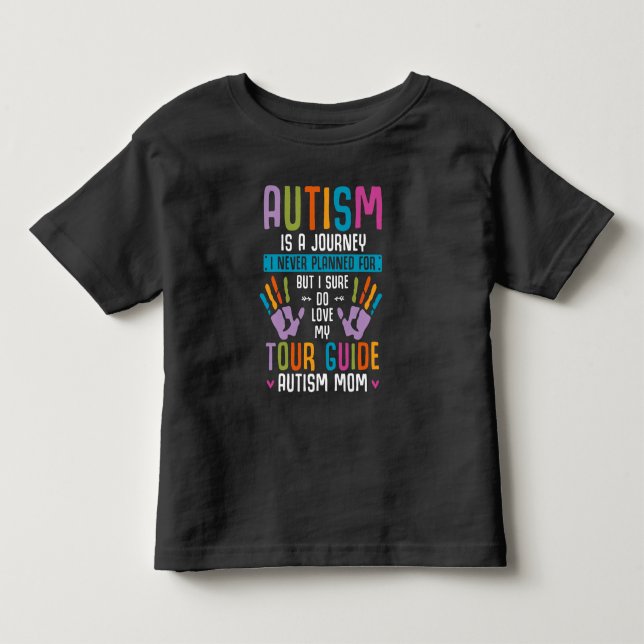 Camiseta Autismo Membro Da Família Mãe Suporte Crianças Aut (Frente)