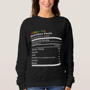 Camiseta Autismo Menina Nutrição Fato Mulheres Autismo Sens