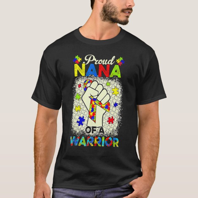 Camiseta Autismo Nana Do Autismo Sensibilizador Apoio Ao Gu (Frente)